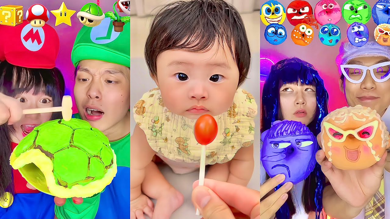 Random Emoji Food Challenge ASMR Compilation! 🥵bubble tea(Part258)