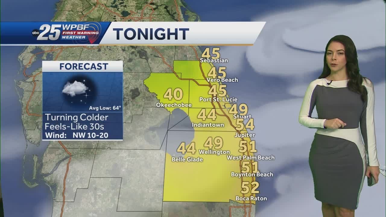 Cold temperatures tonight; Wind chill advisory - YouTube