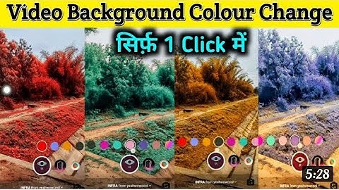 Only 1 click Video Background Colour Change app | Tiktok Tutorial | background Colour changing