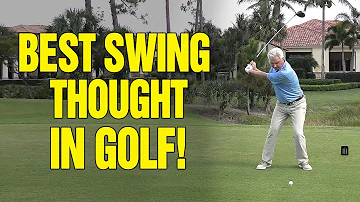 ¿Cuál es el mejor pensamiento de swing en golf?