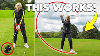 SWING FIX: SHALLOW SWING PATH (two easy drills)