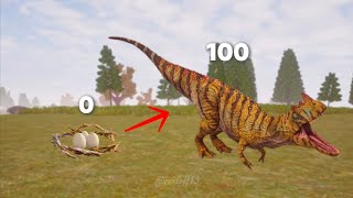 Ceratosaurus From 0 To 100% The Cursed Isle