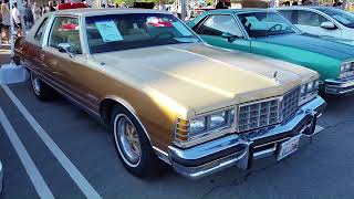1977 Pontiac Bonneville Brougham 400 V8 Survivor 18,000 Miles Bid $9,000 Auction Valencia Interior