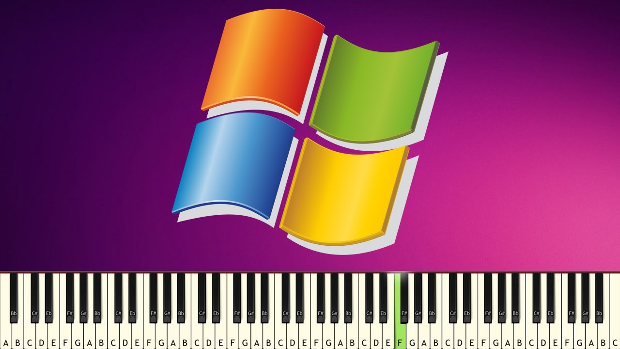 Windows XP Startup Sound EASY PIANO TUTORIAL YouTube