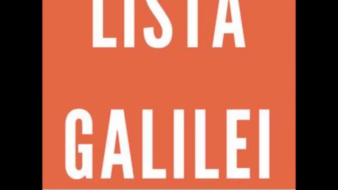 IL SAGGIATORE PRESENTA: LISTA GALILEI