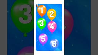1 to 20 counting BALLOONS 😍😍 #staylittlechannel #kidslearning #counting