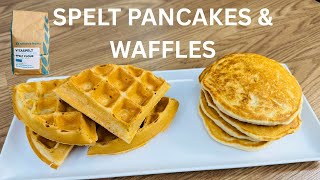 Pancakes & Waffles Recipe | Spelt Flour Recipe | Healthy Breakfast Ideas  screenshot 5