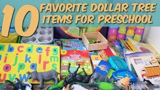 10 Favorite Dollar Tree Items for Preschool