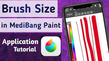 How to Increase or Decrease Brush Size in MediBang Paint App