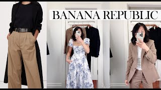 BANANA REPULIC TRY ON!!