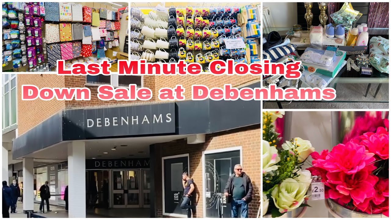 Debenhams Closing Down Sale Shopping Vlog Shopping Haul YouTube