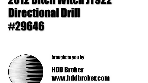 2012 Ditch Witch JT922 - Equipment Demonstration