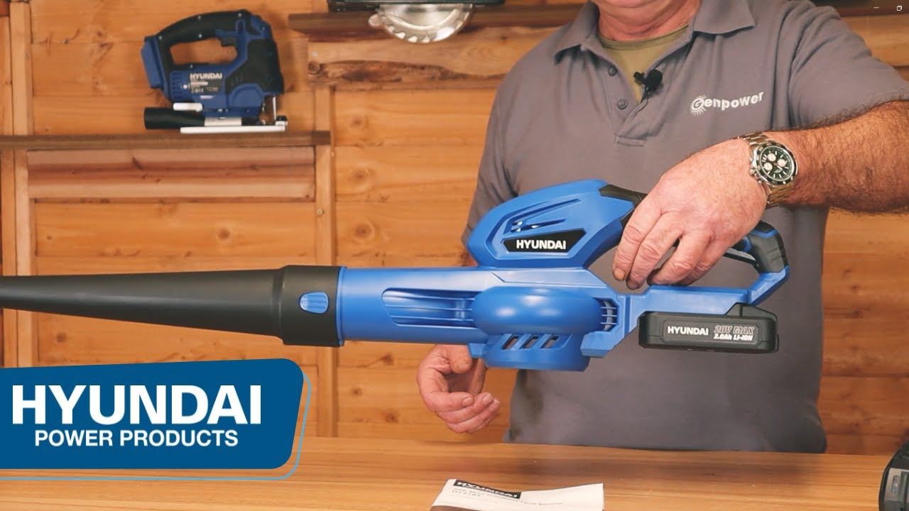 The Hyundai HY2189 20V Cordless Leaf Blower Unboxing & Assembly Guide