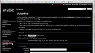 Wikicourses Tutorial: Uploading Files