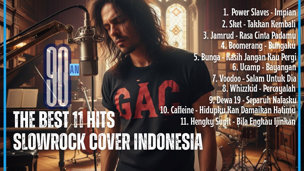 THE BEST 11 HITS SLOWROCK LOVE STORY INDONESIA 90s 90an COVER