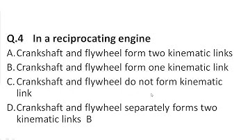 AMVI RTO!! 001!! TOM !! Fundamentals of Kinematics and Mechanisms  on AMVI-RTO-Mains2020