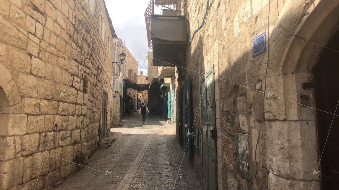 Bethlehem, Palestine October 20, 2019 Basilica of the Nativity yard