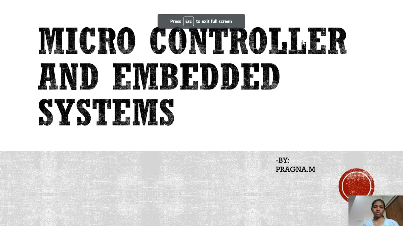 Microcontroller and embedded systems