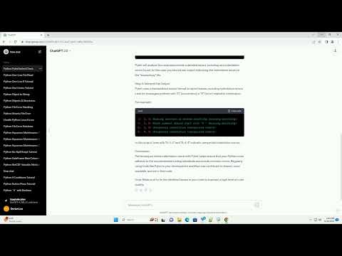 python online indentation check
