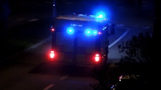 Utryckning i Uppsala 3 maj 2015, Ambulans, Polismotorcykel & Brandbil