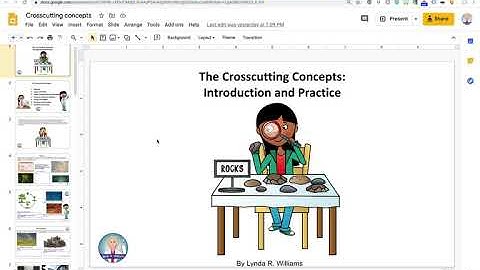 Crosscutting Concept Unit In Google Slides
