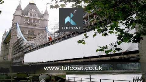 Tufcoat Shrinkwrap - Shrinkable scaffold sheeting for weather protection and containment