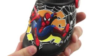 spiderman crocs light up