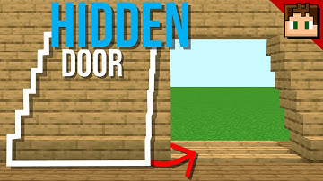 The 3 WIDE HIDDEN STAIRCASE DOOR! [Minecraft Bedrock 1.21] Tutorial