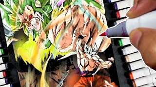 Goku Ultra Instinct vs Great Ape Oozaru | Dragonball Fan Art