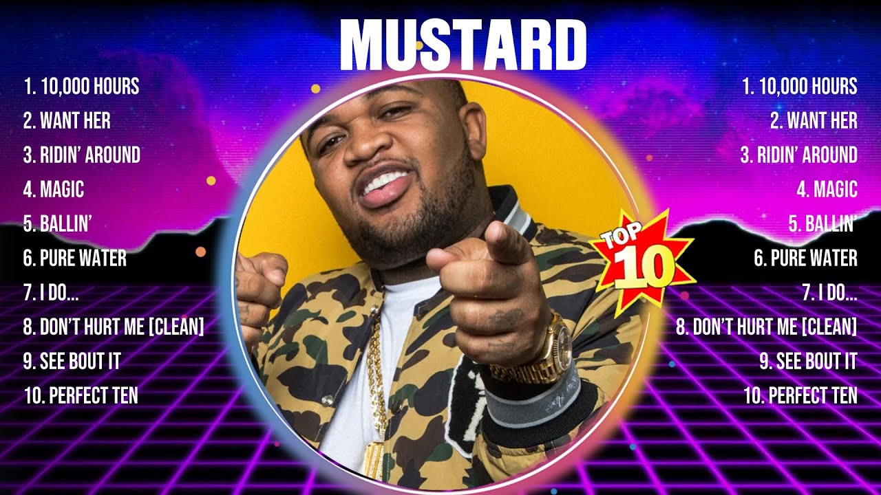 Mustard Greatest Hits 2024 Pop Music Mix Top 10 Hits Of All Time
