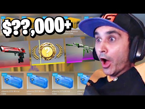Summit1g OPENS 500+ CSGO CASES & Unboxes This...