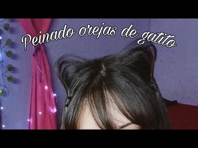 Cómo hacer peinado orejas de gato ?La chica - YouTube