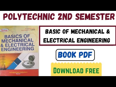 Basic Of Mechanical And Electrical Engineering Book | Up Polytechnic ...