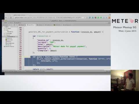 PayPal Express Checkout with Meteor — Meteor Singapore Meetup