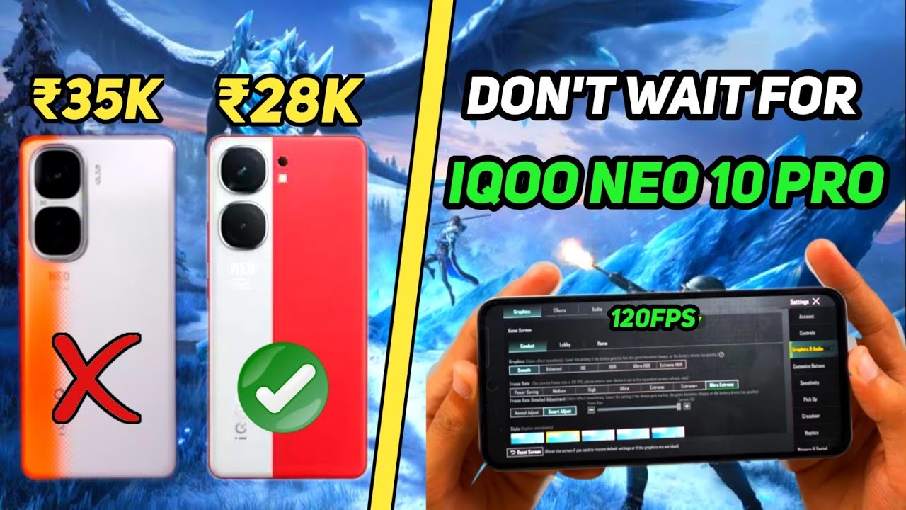 IQOO NEO 9 Pro Bgmi 120 FPS | Which is better iQOO Neo 10 Pro vs Iqoo ...