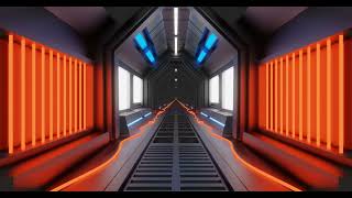 Bright Metal Sci Fi Corridor #vjloops, #yoga, #yogabackround, #djbackground, #nocopyrights