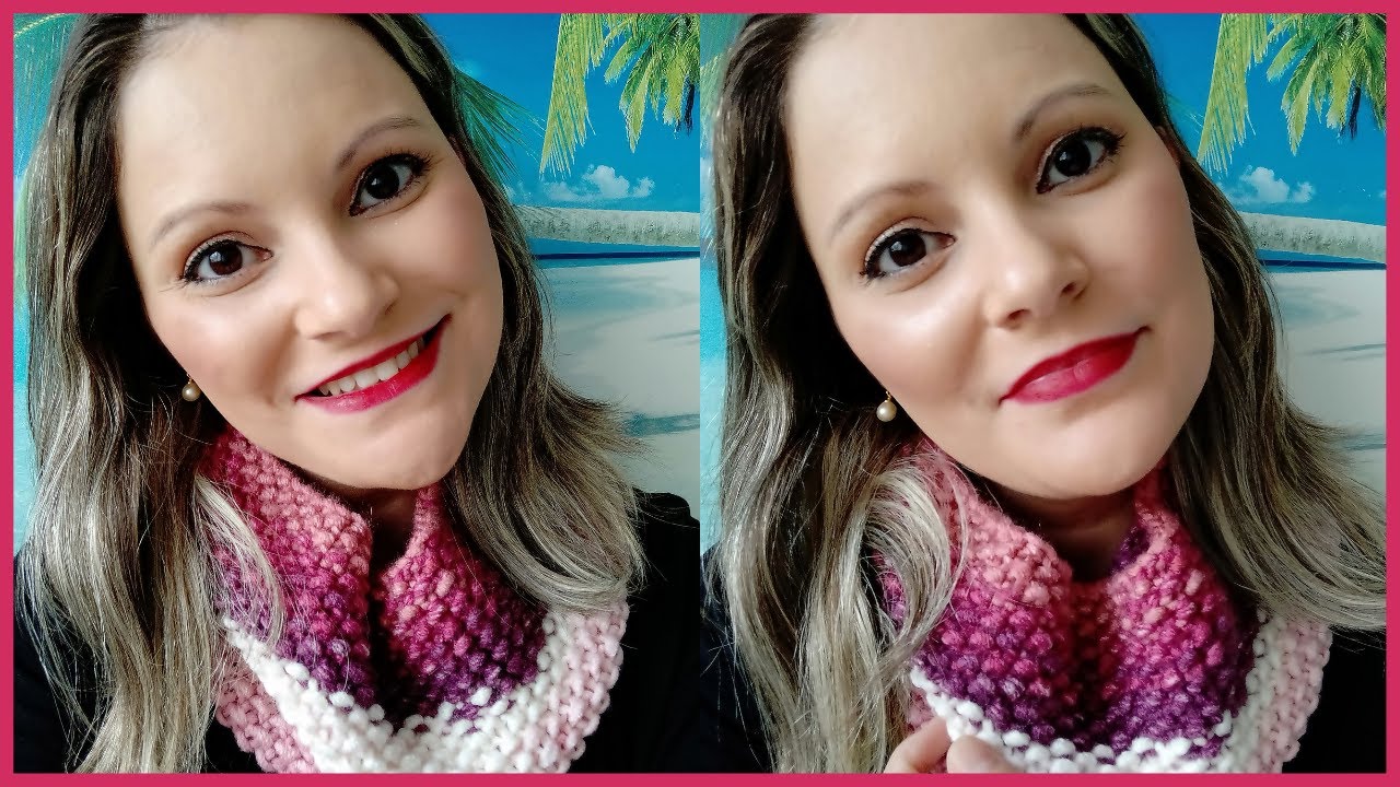 GOLA DE TRICÔ FEMININA FIO JAVA | Fácil e Rápido (PASSO A PASSO) - Marcyh Moda