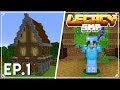 I've Done SO MUCH ALREADY! - Legacy SMP 1.15 Survival Minecraft - Ep.1