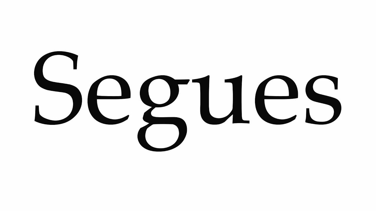 How to Pronounce Segues - YouTube