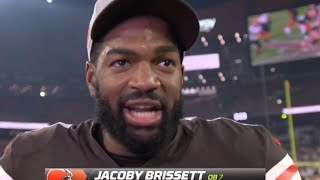 Jacoby Brissett ESPN Post Game Interview | Bengals vs Browns NFL 2022