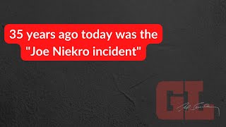 35 years ago today was the Joe Niekro incident