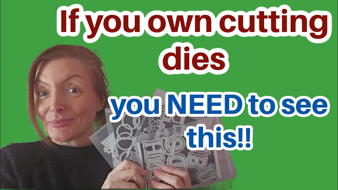 😲GENIUS!!! IF YOU OWN CUTTING DIES YOU NEED TO SEE THIS!!!