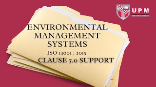Information ISO 14001:2015 Claus 7 Support Update