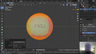 Equirectangular Sphere Mesh - Blender 2.91