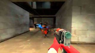 Team Fortress 2 medic kill a pyro - replay test