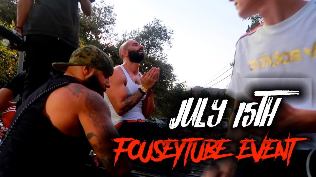 Fouseytube event on July 15th ft adam22 , poudii , tytheguy , dc the