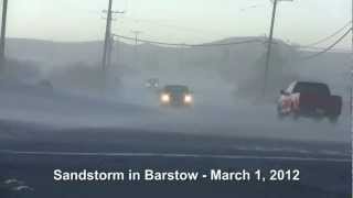 Sandstorm in Barstow - March 1, 2012 (MojaveFreePress.com)