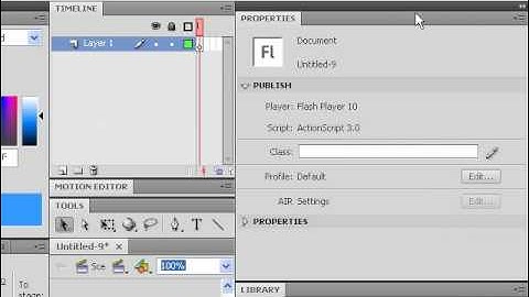 Flash CS4 Tutorial Course - Save Panels Lesson 2