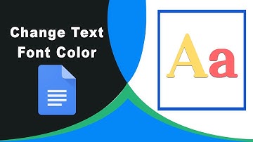 How to change text font color in a text box in google docs