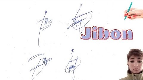 jibon name signature style#name signature with arooj